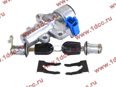 Замок зажигания с личинками дверей DF DONG FENG (ДОНГ ФЕНГ) 3704110-C0100 для самосвала фото 1 Владимир