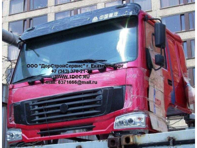 Кабина H2 красная со спальником HOWO (ХОВО) HW76 фото 1 Владимир