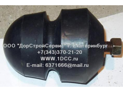 Отбойник рессоры передней круглый с болтом H2/H3 HOWO (ХОВО) WG9725521210 фото 1 Владимир