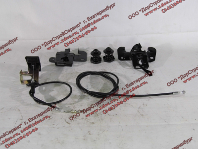 Замок капота (комплект L+R) DF DONG FENG (ДОНГ ФЕНГ) 5301609-C0100+5301610-C01 для самосвала фото 1 Владимир